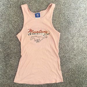 Pink Ford Mustang tank